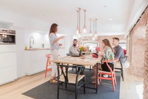 How to Raise the Height of a Dining Table.Quick Hacks